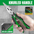 SK 8-Inch Long Nose Pliers, Needle Nose Pliers, Premium CR-V Steel with Ergonomic Non-slip Handle
