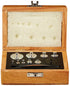 United Scientific AWB100 Wooden Analytical Weight Box - Set of 9 Weights