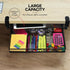 Under Desk Drawer Organizer Clamp-On, Mesh Metal Attachment, 1 Drawer Slide Out for Office Supplies & Home Essentials