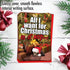 NobleWorks 12 Cat Christmas Cards with Envelopes - Holiday Humor Notecard Set for Men, Women (1x12 Design) - Pet Animal