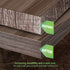 2 inch 7ft Walnut Edge Banding, x Plywood Veneer Wood Edge Banding, Preglued Wood Tape Banding for Cabinet Repair