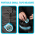 DURATECH Mini Tape Measure, 2 PCS 6FT Inch/Metric, Retractable Keychain Measurement Tape, Portable
