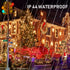 80 240 8 2 Pack TW SHINE Warm White Solar String Lights Outdoor, Total FT LED Solar Powered Waterproof Fairy Lights