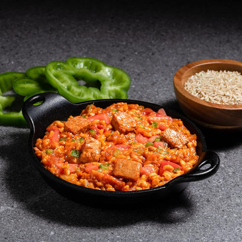 OMEALS Chicken Creole with Brown Rice-MRE-Extended Shelf Life-Fully Cooked w/Heater-Outdoor Enthusiast, Travelers