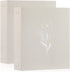 Lanpn Aesthetic Letter Size A4 3 Ring Binder, 2 Packs Linen Hardcover 1 inch Round Rings for Office School (Beige)