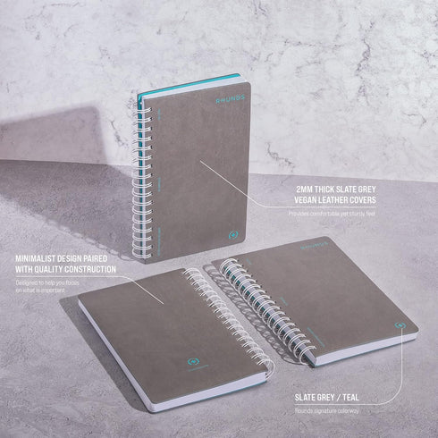 H&P Notebook, Medical History and Physical Notebook, 110 Templates, Minimalist Leather Cover