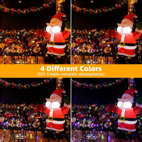 66FT 200LED 11 IP44 Ollny Christmas Lights, Christmas Tree Lights with Modes Remote Control Waterproof Color Changing