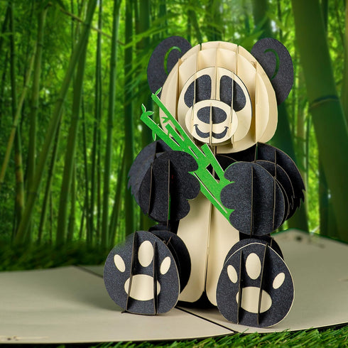 DEVINE Popup Cards Panda Pop Up Card | Funny 3D Birthday Cards for Women Mom Wife | Love Mother Kids Son Daughter