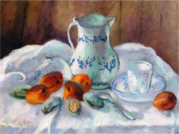 FlekmanArt APRICOTS Almonds and White Pot by Henri Manguin Table Spoon Cup Accent