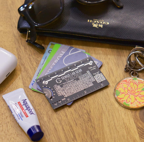 The Pocket Scientist High School Edition, Wallet Science Ruler Scale and Unit Conversion Reference for Students