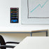 MyGit Wall Mounted Black Metal Dry Erase Marker Holder, Whiteboard Accessories Rack with 7 Slots for Markers and Eraser by MyGift
