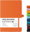 Ruled Notebook/Journal, Classic Lined Hardcover with Thick Paper, 5.7" x 8.4", Banded with Pen Holder