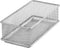 YBM HOME Silver Mesh Drawer Organizer Bins, School Supply Holder, Office Desktop Basket 1594s (1, 3x6x2 Inch)