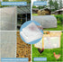 12'x20' Grommets 7.5mil TARPAL Semi Clear White Tarp Waterproof Green House Cover with Clear Poly tarps