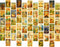 Print'N'Art English Literary Genres Elements Posters - 4x6 Inches 60 pcs Double Sided