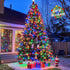 2 Pack 100LED 32.8ft 8 JMEXSUSS Solar String Light Modes Solar Christmas Lights Waterproof for Gardens, Wedding, Party