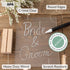 Ilyapa Acrylic Sign Holders with Natural Wood Stands, 4 Pack - 8x10 Inch Blank Table Numbers for Wedding Reception