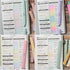 BLIEVE Aesthetic Cute Highlighters No Bleed Through, Dual Tip Chisel & Fine Point, Pastel Colors For Bible & Journaling