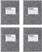 Oxford Spiral Composition Notebooks, 4 Pack, Wide Ruled Paper, 9-3/4 x 7-1/2 Inches, 80 Sheets, Black Marble Cover
