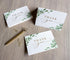 4x6 20-Pack) Set, Gooji Greenery Leaves Gold Foil Thank You Cards (Bulk Matching Peel-and-Seal White Envelopes |