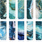 Zonon 10 Pieces Magnetic Bookmarks, Assorted Ocean Patterns, Durable Magnetic Page Markers for Students, Teachers,