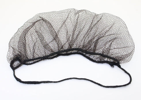 100 Disposable Nylon Honeycomb Royal Beard Protector Nets, Latex Free (Brown)