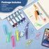 Fainne Mini Highlighter Nurse Pen Pack Set, Retractable Ball Pen with Nursing Keychain Clip (6)