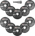 OEMTOOLS 26528 10 Piece Cut Off Wheel Set with Mandrel, Premium Metal Cutting Wheels