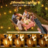 S11 30 3 Dimmable 15+1 Bulb Ollny Outdoor String Lights with Remote, FT Modes Timers Waterproof Connectable Patio