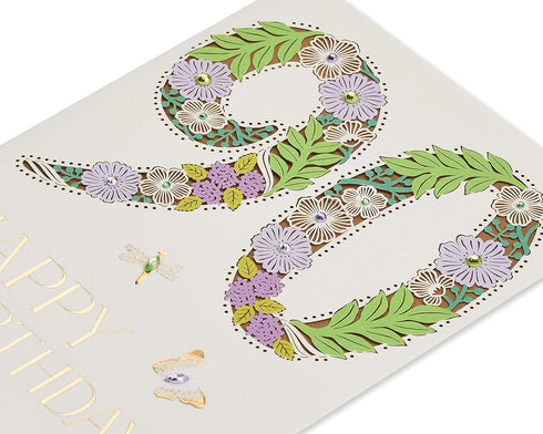 Papyrus 90th Birthday Card, Warm Memories