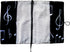Book Sleeve Cover, Musical Clef Black Pattern, Washable Fabric Protector for Paperback, Padded Case