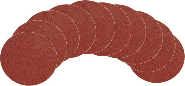 WEN 6SD240 240-Grit Adhesive-Backed 6" Disc Sandpaper | 10 Pack