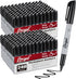 LAZGOL 240 Pack Permanent Markers Bulk, Fine Tip Black Permanent Markers, Waterproof Markers, Premium Smear Proof Pens