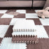 easycustomerlee 12pcs Tiled Puzzle Play Mats Interlocking Shaggy Soft EVA Foam Mats Protective Floor for Children Kids