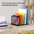 Desk File Organizer, 5 Sections Upright Mesh Desktop File Sorter for Home, Office & Classroom Organization