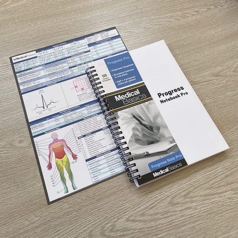 Progress Pro Notebook – H&P + 4 Progress SOAP Note, Medical History and Physical Notebook, 50 Templates with