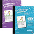 Enday Primary Journal Grades K-2, Half Page Ruled Composition Notebook for Kids, 100 Sheets, Purple (2 Pack)