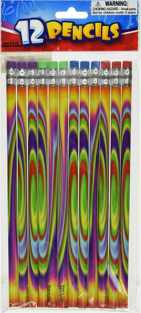 Rhode Island Novelty 7.5" PSYCHADELIC PENCIL