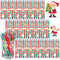 Leinuosen 72 Pieces Christmas Ballpoint Pen, Retractable Gel Ink, Cute Cartoon Holiday Pens for Writing