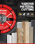 EZARC 3 Inch Cut Off Wheels, Carbide Cutting Disc for Angle Grinder, 2 Pack for Wood, Laminate, Plastic, Plaster