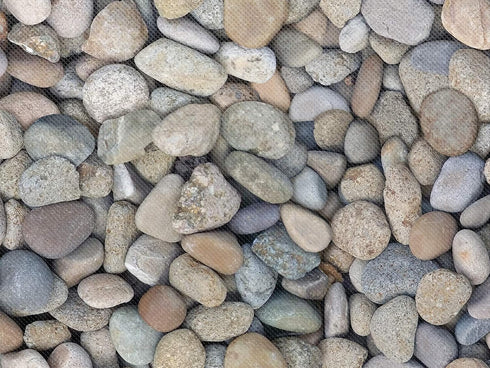 Teacher Created Resources Fun Size Better Than Paper Bulletin Board Roll, 18" x 12', Rock Pebbles