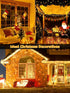 600LED 98FT, 8 Dimmable Guhope Christmas String Lights Waterproof String Lights with Remote and Timer, Modes Christmas