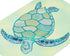 Papyrus Blank Card - Mosaic Turtle