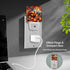 Jahiona White,0.5W LED Night Light Lamp with Smart Sensor Dusk to Dawn Sensor,Artistic of Thanksgiving Turkey Blobism