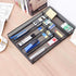 WuGeShop Desk Drawer Organizer | 6 Compartments Mesh Tray for Stationery & Office Supplies, Black
