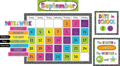Teacher Created Resources Brights 4Ever Calendar Bulletin Board (TCR6921)