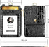 ELV Black Badge Holder with Zipper, PU Leather ID Wallet, 5 Card Slots, RFID Pocket & 20" Neck Lanyard Strap for ID