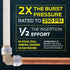 1 1 Inch UR24737 SharkBite Max x Push-to-Connect Slip Ball Valve, Brass Plumbing Fitting, Copper, CPVC