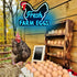 XIANGQIJING Fresh Farm Eggs Neon Sign,Farmhouse Kitchen Neon Light Sign for Chicken Coop Supermarket Garden Restaurant