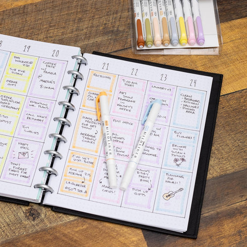 Zebra Pen Mildliner Double-Ended Highlighter Set, 10-Pack, Assorted Neutral and Gentle Ink Colors, No Bleed